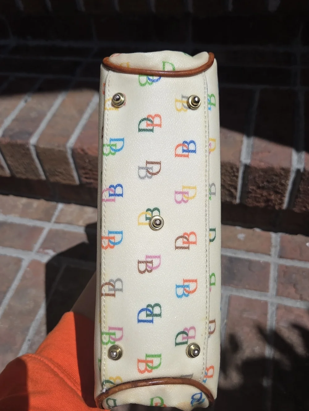 Dooney and Bourke Small DB Monogram "It" Bag - Picture 5 of 14